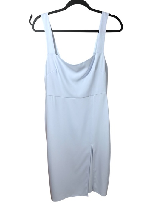 Babaton 90s Slit Midi Dress Glimmer Ice Blue NWT Size 6 - Picture 4 of 16